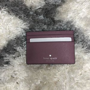 Kate spade glitter cardholder